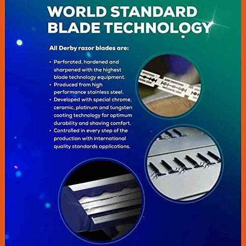 500 "Derby Professional" Single Edge Razor Blades for straight razor