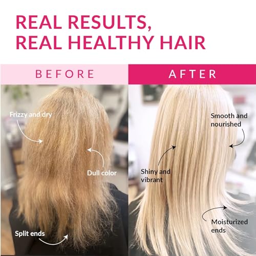 Kashmir Keratin Ceramic Hair Mask,deeply conditions dry, damaged hair, repairs with keratin, making it soft, frizz-free, hydrated, well-conditioned, and adds shine.(16 oz)