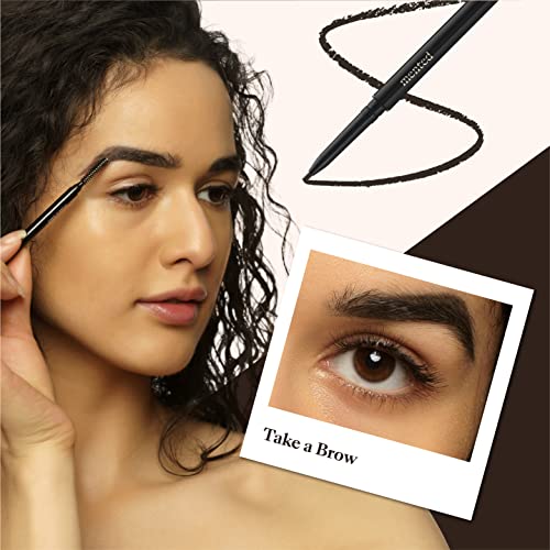 Waterproof Eyebrow Pencil with Spoolie Brush - Mented