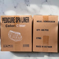 Disposable spa Pedicure Liner (Clear 400 pcs) Fit All Pedicure Spas 1200mm x 1200mm