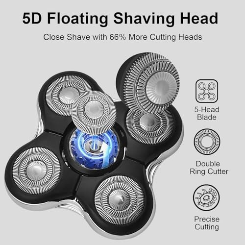 Balder Pro Replacement Head Compatible with Remington Balder Pro Head XR7000 XR1500 XR1501,5 Dual Track Shaver Heads Compatible with Remington Shaver Replacement Blade,3 Pack