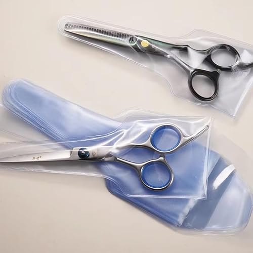 10 Pack Hair Cutting Scissors Pouch Disposable Hair Scissors Cove Sleeve Protector for 6.5 Inch Hairdressing Razor Shears 7'' Barber Shears Hair Thinning Scissor Teeth Shears Hairdressing Salon