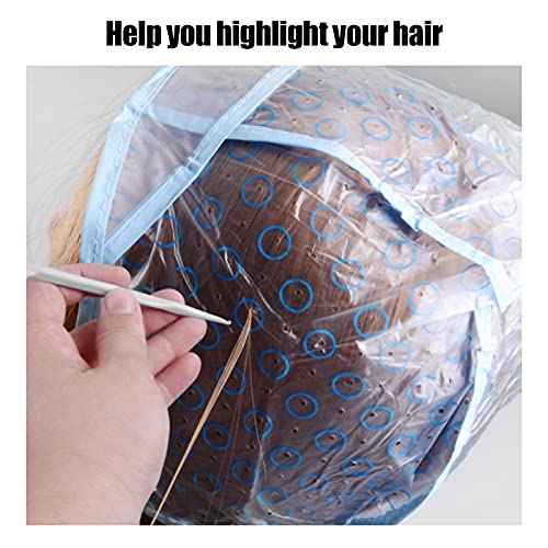 Hair Highlight Kit with Hooks & Brush - Reusable DIY Salon Tool