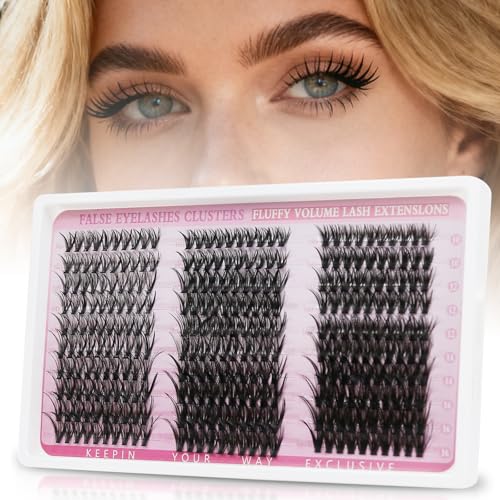 Lash Clusters 10-16mm Wispy Eyelash Extensions 300pcs