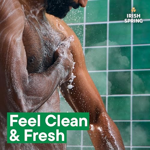 Irish Spring Bar Soap for Men, Original Clean, 3.7 oz, 24-Pack