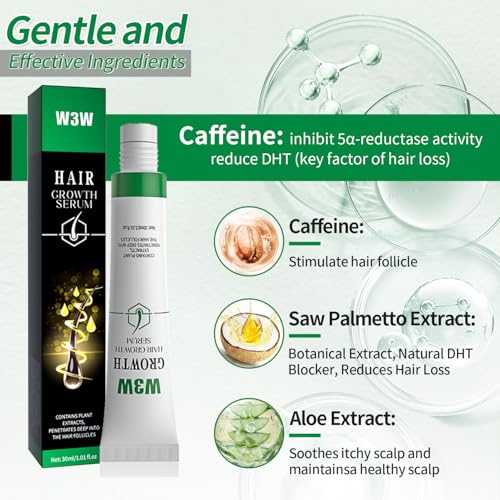 Hair Growth Serum Roll-On with Rosemary | 30ml for Thinning Hair