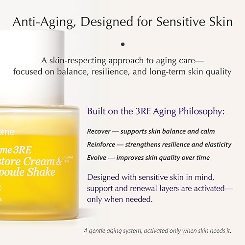 Anti-Aging Ampoule Serum for Sensitive Skin, Wrinkle & Elasticity Care with Exosome & Bakuchiol