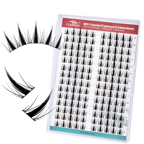 FADVAN 140Pcs Anime Lash Clusters with Spikes - DIY Eyelash Extensions