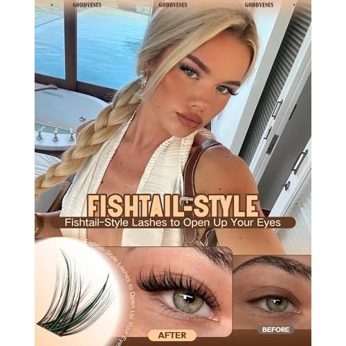 Wispy Lash Clusters 12-14-16mm Eyelash Clusters Set C Curl Pesta?as Postizas Naturales Fluffy Natural Lash Clusters for Effortless Eyelash Extensions Individual Lashes DIY False Eyelashes