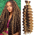 20-Inch Brazilian Curly Human Braiding Hair - 2 Bundles, 110g
