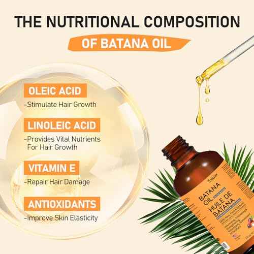 Batana Oil for Hair Growth Dr Sebi Organic, 100% Raw Pure & Natural Botana Oil from Honduras, Deeply Nourishing Scalp for Hair Thicker and Stronger