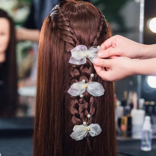 Stancia 100% Human Hair Mannequin Head 22-24" for Styling