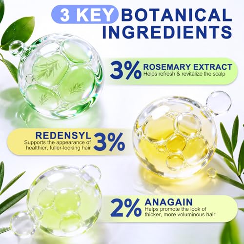 Rosemary Hair Growth Serum Roll On - Redensyl & Anagain