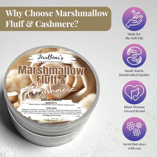 Talc-Free Marshmallow Fluff & Cashmere Dusting Powder - 4oz