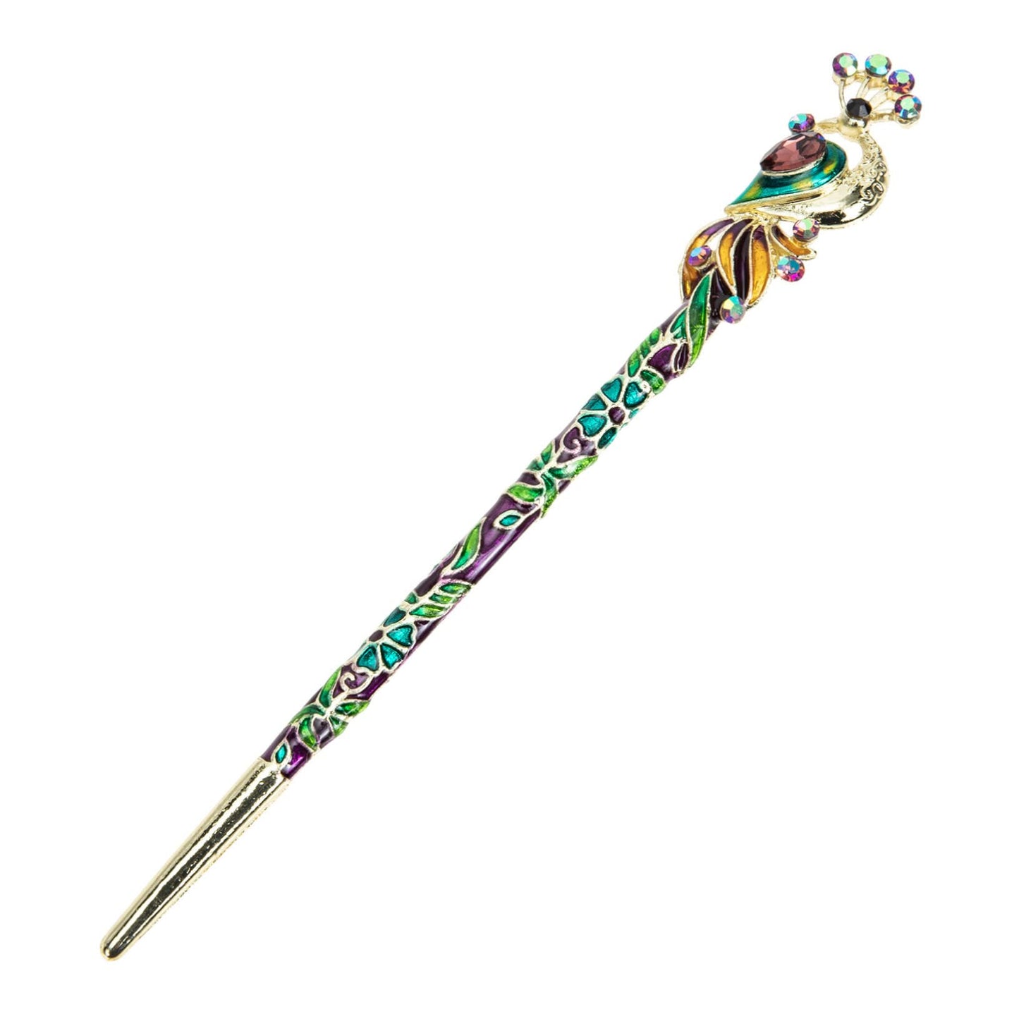 FOMIYES Hairpin Purple Miss Alloy Hair Stick Japanese-style