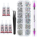 3348 Rhinestones Nail Art Kit with Glue & Tools