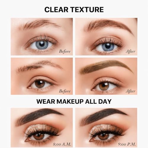 LUNOX 4-Tip Microblading Eyebrow Pen - Long-Lasting