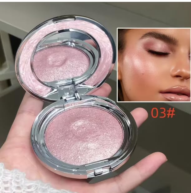 Pink Glow Waterproof Shimmer Highlighter Cream