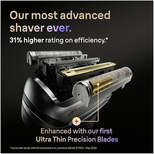 Braun Series 9 Men's Electric Shaver Replacement Head, 92S Silver