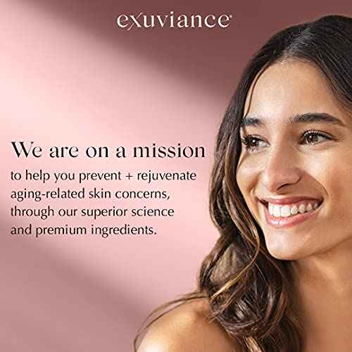 EXUVIANCE Glycolic Perfecting Moisturizer Nighttime Brightening & Resurfacing Antiaging Moisturizer, Non-Comedogenic, Oil-Free, 45 g.