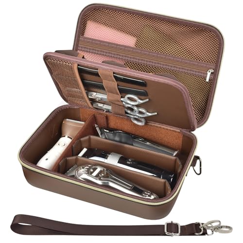 Barber Clipper Case for Wahl, Andis & Ufree - Holds 5 Trimmers