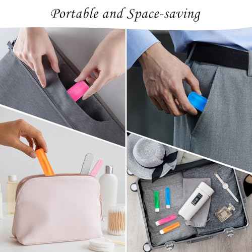 Travel Toothbrush 4 Pack Mini Toothbrushes Soft Travel Toothbrush Set Portable Folding Traveling Size Tooth brush with Toothbrush Case Individually Wrapped Small Toothbrushes for Home Camping Hiking