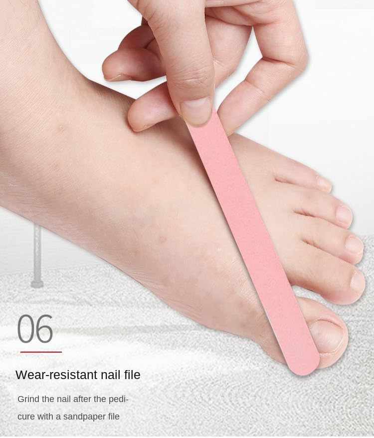 Callus Remover & Foot File Set - Metal Scraper for Dead Skin & Heels, Wet/Dry Black