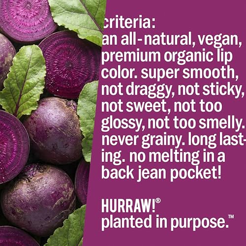Hurraw! Plantcolor Lip Color No. 3 Pink/Purple - Vegan Lipstick