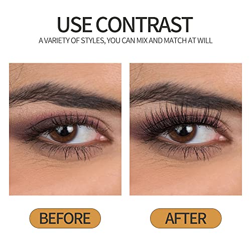 280 Pcs 9-16MM Cluster Lash Extensions Kit | 3D Wispy Fluffy