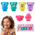 EXPRESSIONS 5-Piece Scented Bear Lip Gloss - Fruity Flavors