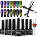 MIZHSE 9D Cat Eye Gel Nail Polish Nail Magnet Tool