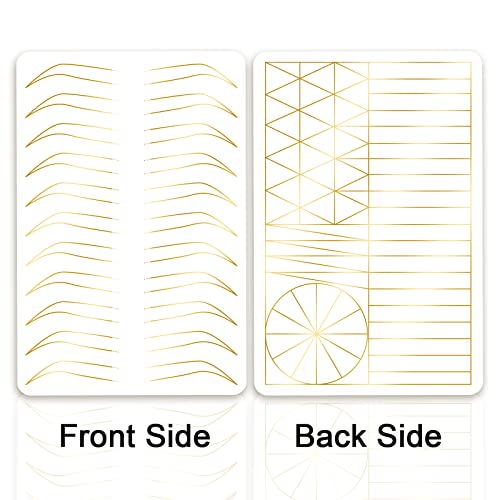 Microblading Eyebrow Practice Skin - Silicone Double Sided (3pcs)