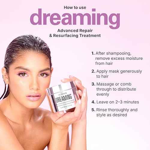COLOR WOW Dreaming Advanced Repair and Resurfacing Treatment| Hair Mask for Anti-Frizz, Anti-Damage, Delivers Flawless Strands