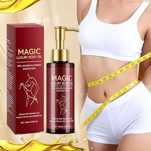 Body Firming Oil ? Nourishing & Hydrating Dry Oil with Vitamin E & Natural Oils, Fast-Absorbing Serum for Crepe Skin, Helps Improve Elasticity & Smooth Skin Appearance, Full Body Care, 120ML