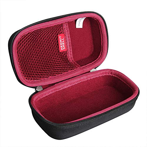 Hermitshell Hard Travel Case for Andis TS-1 17235 Pro Foil Lithium Titanium Foil Shaver (Outer Black and Inner Red)