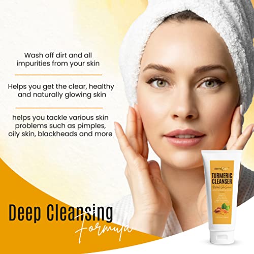Turmeric Facial Cleanser – Natural Anti-Aging Face Wash for Glowing Skin