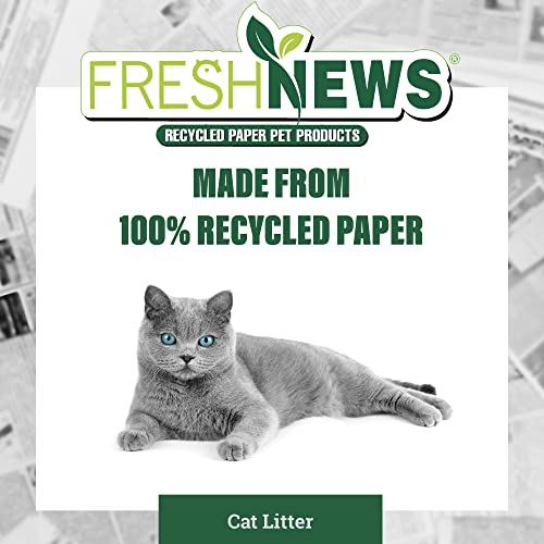 Fresh News Multi-Cat Non Clumping Paper Cat Litter, 25 Pound