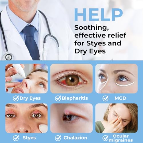 Aroma Season Heated Eye Mask for Dry Eyes – Flaxseed Compress