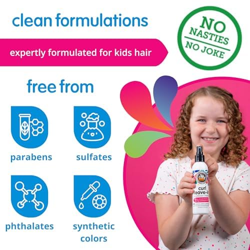 So Cozy Leave In Conditioner Spray for Kids Curly Hair 8oz