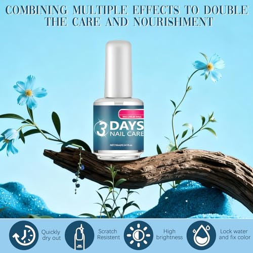 Keratin Nail Care Oil - Plant-Based Formula for Dry, Weak Nails