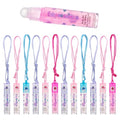 12pc Fruit Flavored Lip Gloss Necklace Set - Party Favors