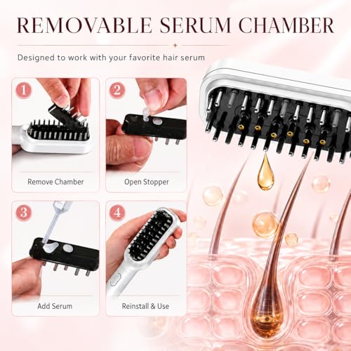 650nm Red Laser Hair Growth Comb for Men & Women