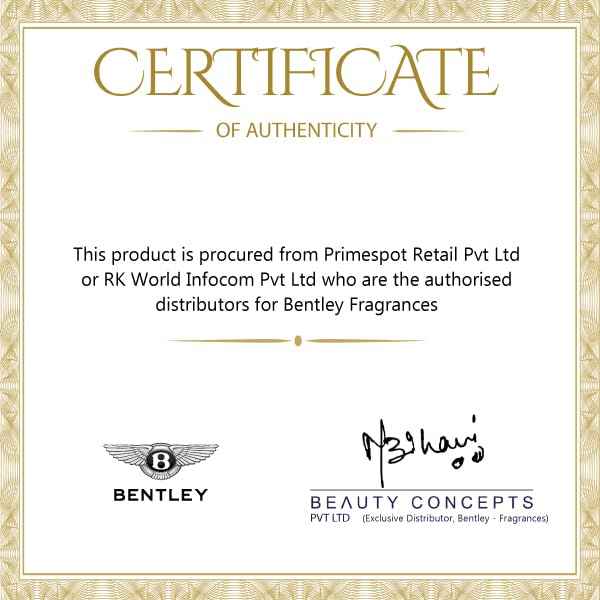 Bentley Momentum Eau De Toilette Spray for Men, 3.4 Fl Oz