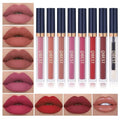 QiBest 8Pcs Matte Liquid Lipstick Set with Lip Plumper