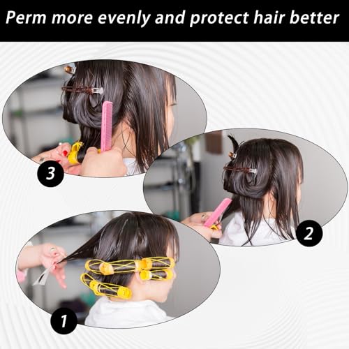 Eldraqth 1000 Pcs Perm Paper End Wraps for Hair Perming Salon & Home Use