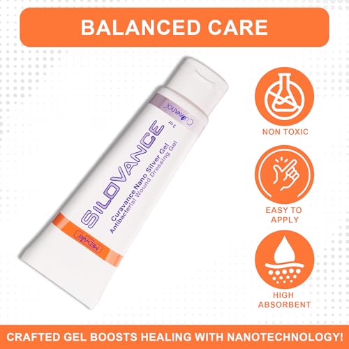 MedVance CuraVance SiloVance Gel - White, 3 Fl Oz (Pack of 1)