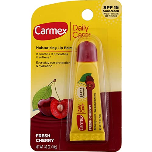 Carmex Click-Stick Moisturizing Lip Balm SPF 15 Cherry 0.15 oz (Pack of 2)