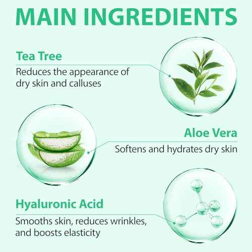 Urea Cream 40 Percent for Feet - 40% Urea Cream Plus 2% Salicylic Acid with Hyaluronic Acid,Tea Tree, Aloe Vera for Dry Cracked Heels, Knees & Maximum Strength Foot Deep Moisturizer(5.29 OZ)