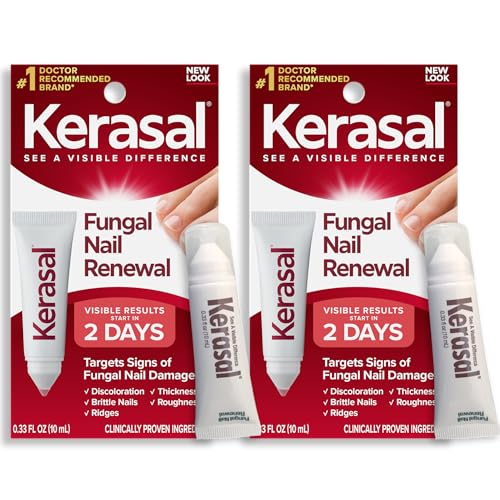 Kerasal Nail Fungus Extra Strength, 0.33 fl oz Twin Pack of 2
