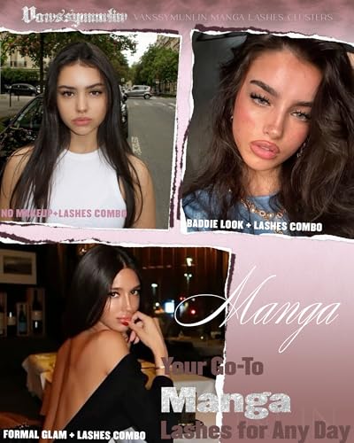 Manga Lash Clusters Kit with Bottom Lashes - 204pc
